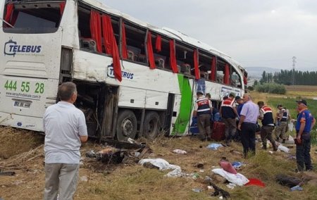 В Турции разбился автобус: есть пострадавшие