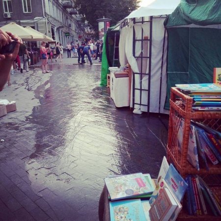 В Одессе книжный фестиваль смыло канализацией