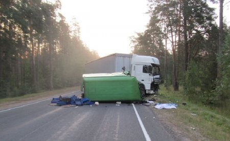 В Минской области в страшной аварии погибли два человека