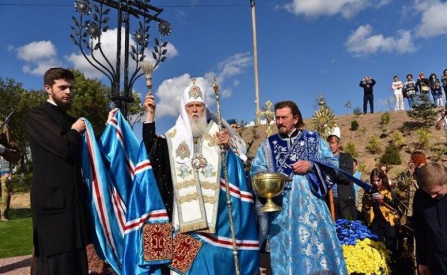 Украинский псевдопатриарх Филарет сравнил действия боевиков АТО с подвигами Христа