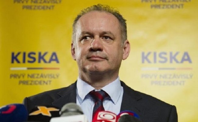 Президент Словакии Киска попал в ДТП