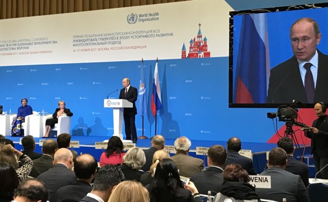 В Москве прошла Первая глобальная министерская конференция ВОЗ по ликвидации туберкулеза с участием белорусской делегации