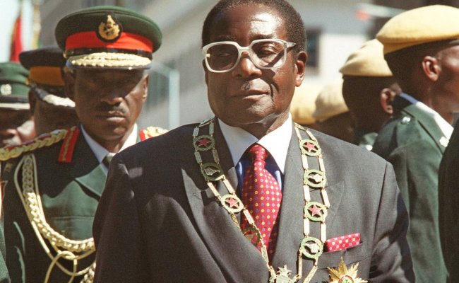 Президента Зимбабве Мугабе и его жену исключили из правящей партии