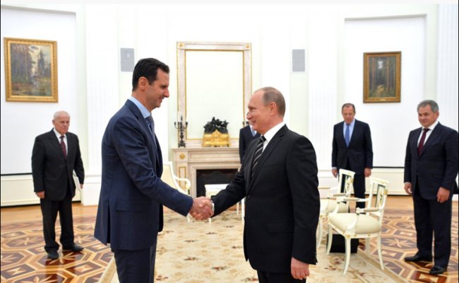 Путин встретился с Асадом в Сочи