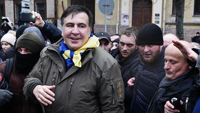 Саакашвили заявил о создании «Сечи» у здания Верховной Рады в Киеве