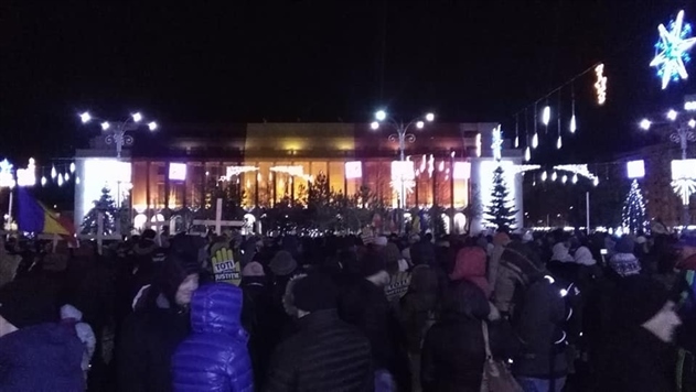 По Румынии прокатились массовые протесты против правительственной реформы