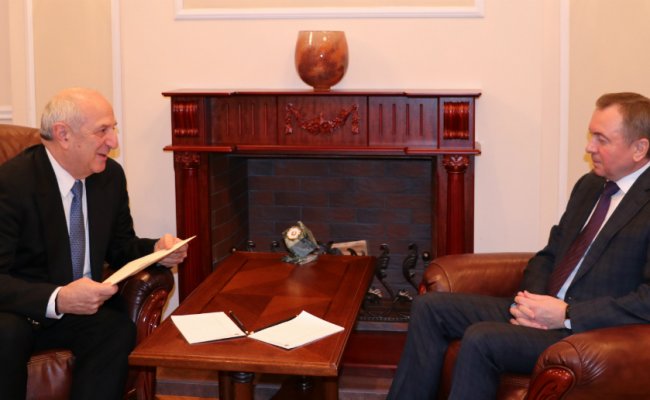 Макей обсудил с грузинским послом ход ранее достигнутых договоренностей