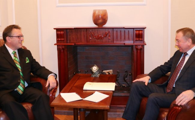 Макей обсудил с австрийским послом перспективы развития двустороннего сотрудничества