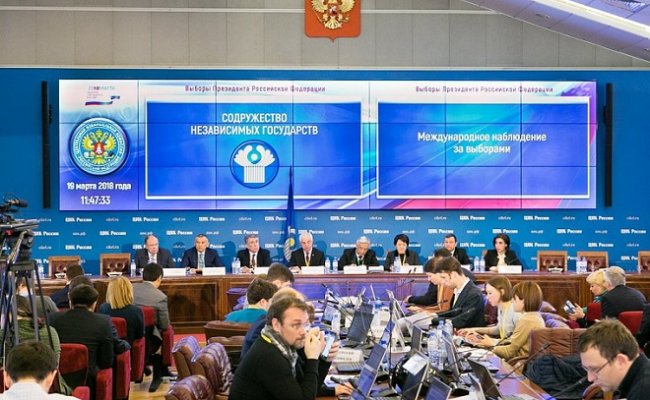 Наблюдатели от СНГ: выборы президента России прошли спокойно, нарушения были незначительными