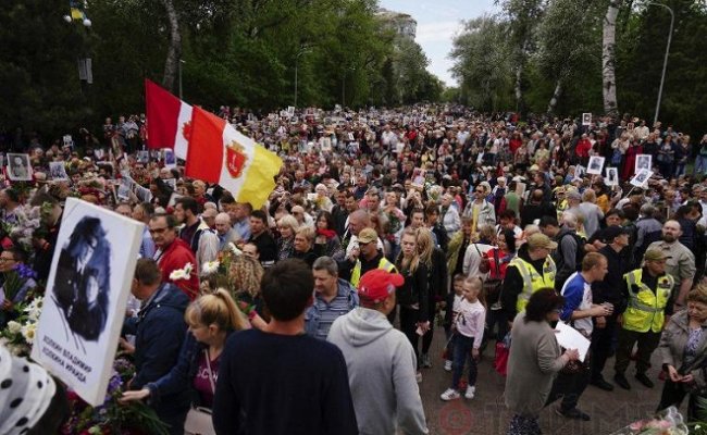 В Одессе, несмотря на противодействия режима, на «Бессмертный полк» вышло 15 тысяч
