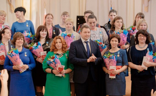 В Минске 33 многодетные матери получили ордена