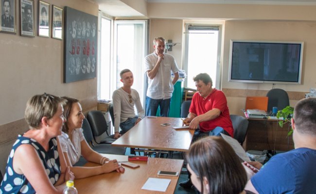 Кандидат на пост лидера ОГП Поляков начал свою агитационную деятельность в Минске