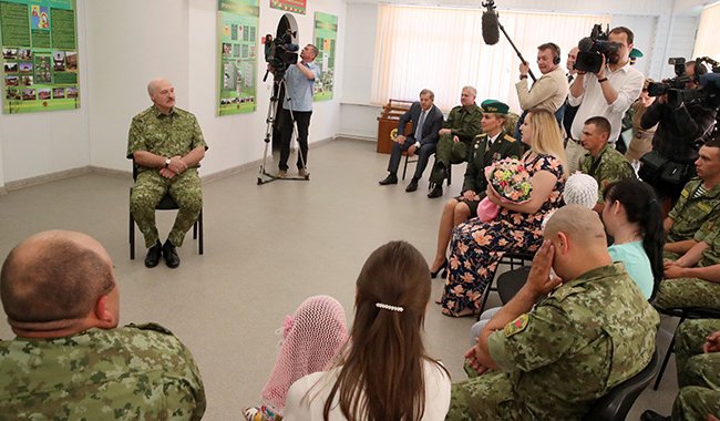 Лукашенко обозначил главную цель погранзаставы в эффективной подготовке военнослужащих