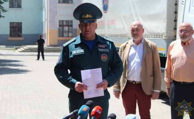 На Донбасс доставили гуманитарную помощь из Беларуси