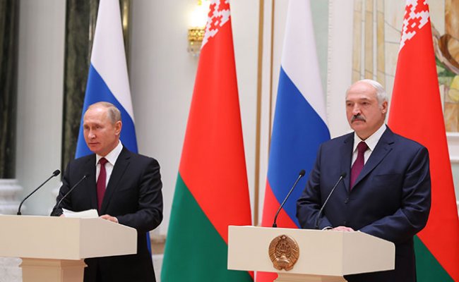 Путин: Россия и Беларусь настроены на укрепление стратегического партнерства