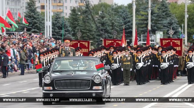 В Минске стартовал торжественный парад в честь Дня Независимости