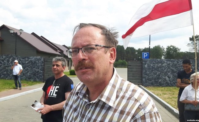 Сивчика оштрафовали на 1225 рублей за протест у Куропат