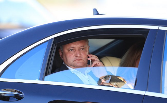 Президент Молдавии попал в ДТП