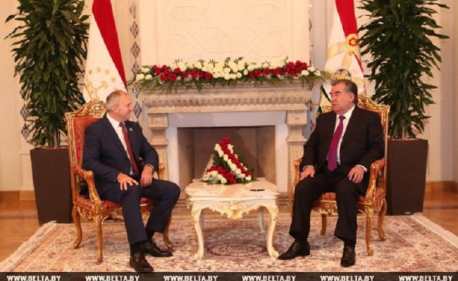 Рахмон подтвердил готовность Таджикистана оказать поддержку совместным с Беларусью проектам