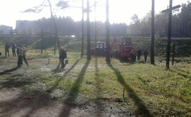 В Куропатах началось строительство мемориала