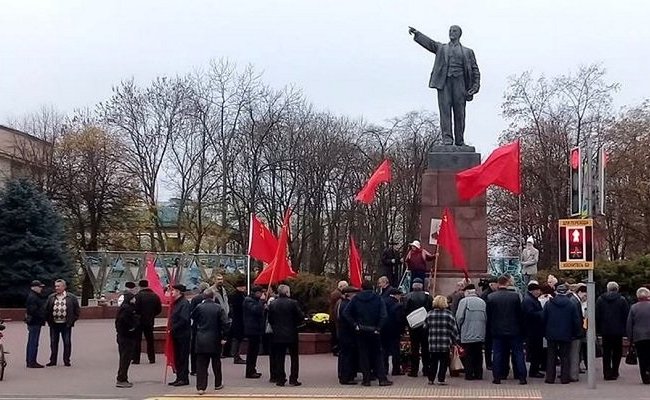 На Брестчине прошли митинги по случаю годовщины Октябрьской революции