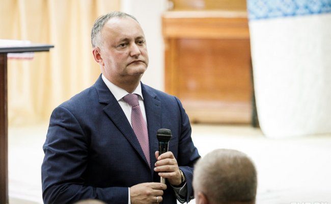 Кортеж президента Молдовы попал в аварию