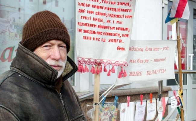 В Витебске задержали оппозиционного активиста за «загромождение улицы»