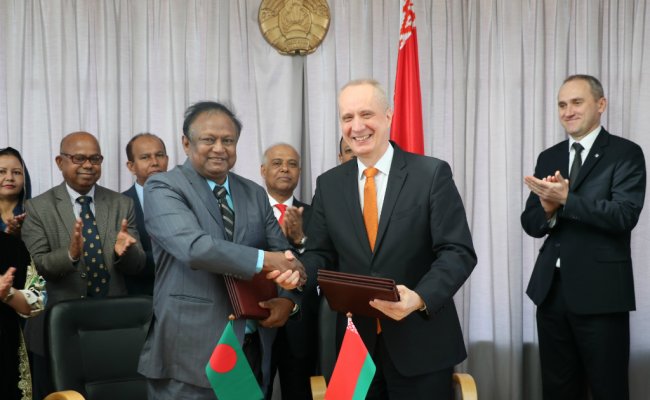 Дапкюнас и Мунши подписали протокол заседания белорусско-бангладешской комиссии
