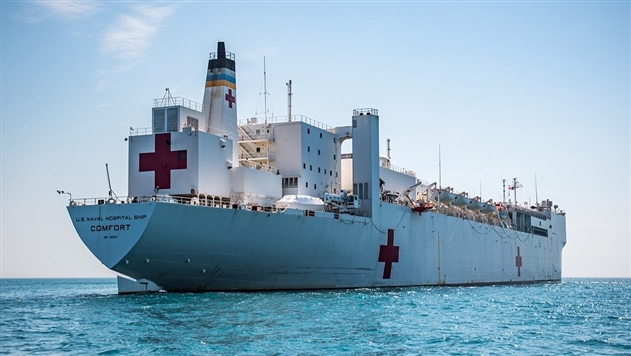 США направят военный госпитальный корабль в Венесуэлу для помощи беженцам