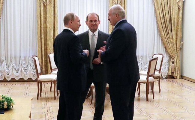 Лукашенко и Путин обсудили с Медведчуком вопросы урегулирования конфликта на Донбассе