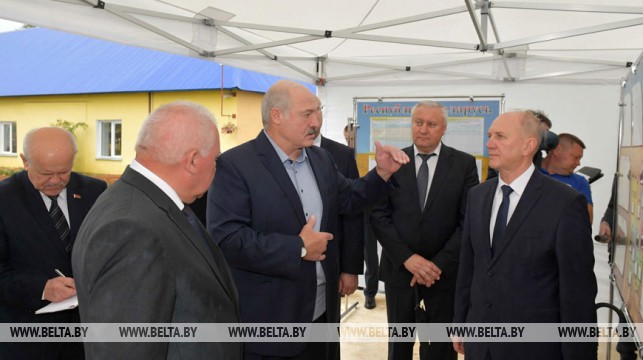 Лукашенко отправился с инспекцией в Гродненскую область