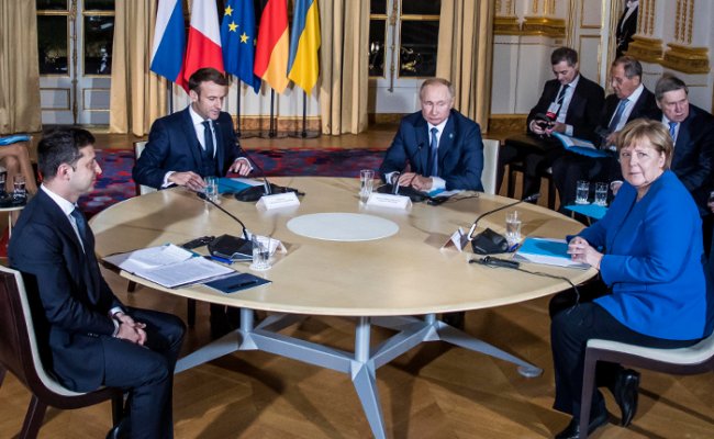 «Нормандская четверка» поддержала установление полноценного перемирия на Донбассе до конца текущего года