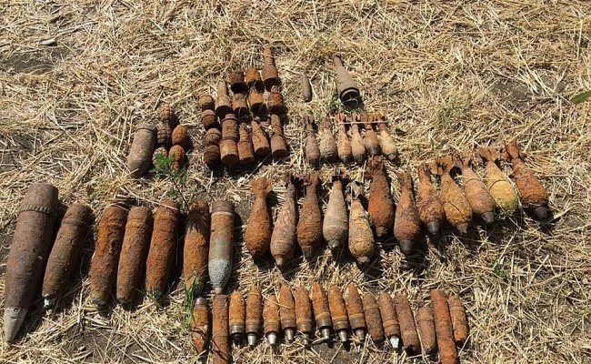 В Гомельской области обнаружили арсенал боеприпасов времен ВОВ