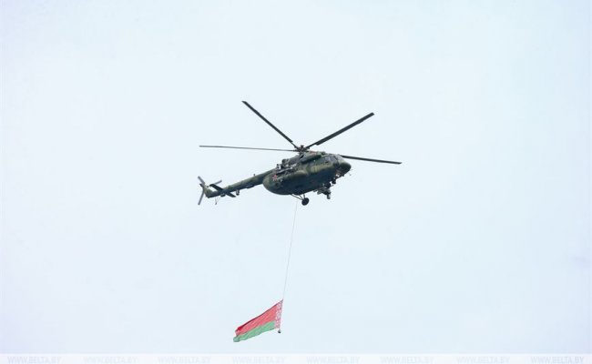 В Минске на параде будут задействованы 36 самолетов и вертолетов