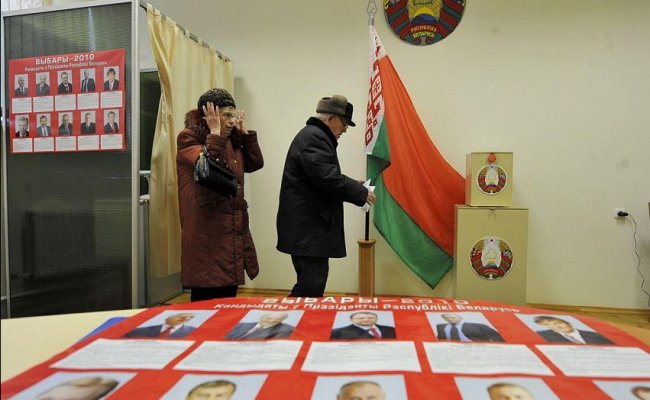 Лукашенко и его конкуренты на выборах