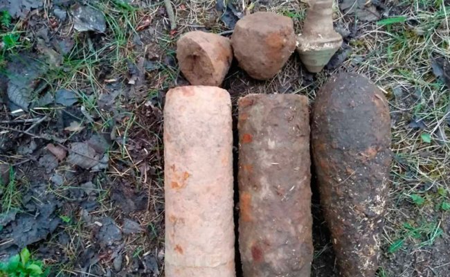 В Барановичском районе в поле обнаружили боеприпасы времен ВОВ