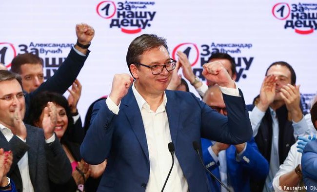 На парламентских выборах в Сербии победила партия Вучича
