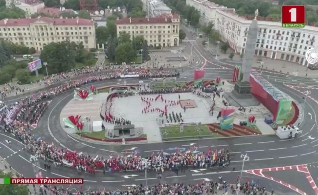 Телеграм-канал: С участников шествия в Минске взяли расписки о недопустимости политакций в ходе мероприятия