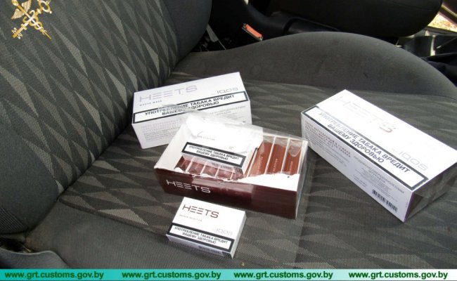 Гражданин Литвы пытался незаконно вывезти из Беларуси нагревательный табак
