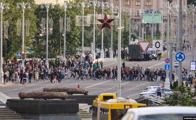 В Минске в ходе акции протеста задержали журналистов «Радио Свободы» - СМИ