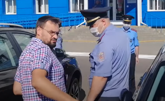 Начштаба Черечня Николая Лысенкова задержали на избирательном участке