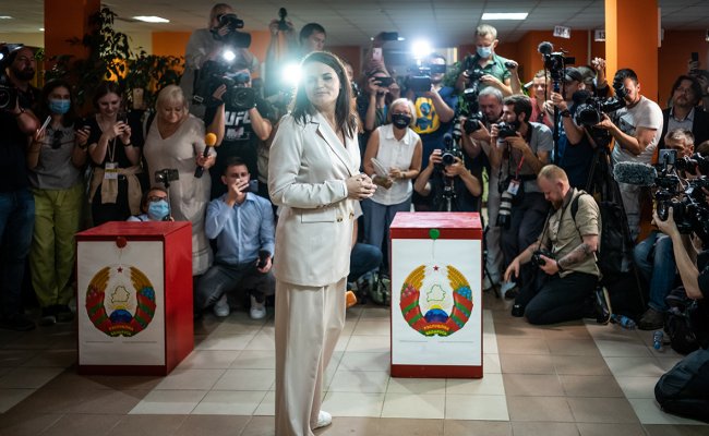 Штаб Тихановской отказывается признавать объявленные ЦИК результаты выборов