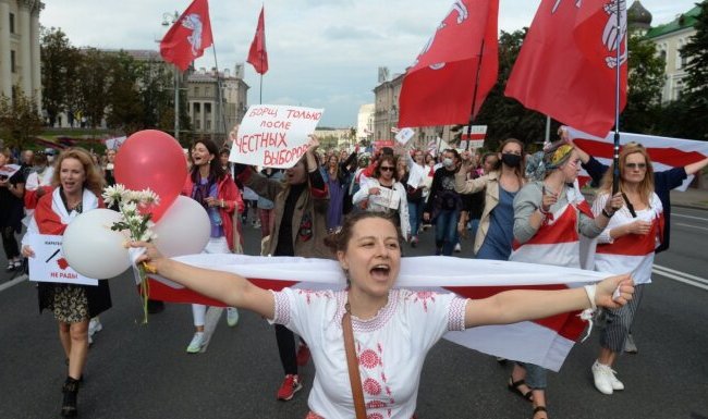 В Беларуси правоохранители не дали провести Женский марш
