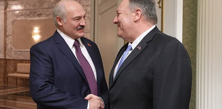 Звонок Помпео Лукашенко