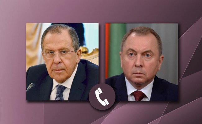 Главы МИД Беларуси и РФ созвонились и обсудили двустороннее сотрудничество