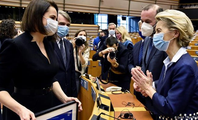 Тихановская намерена передать денежную часть премии имени Сахарова на помощь пострадавшим белорусам