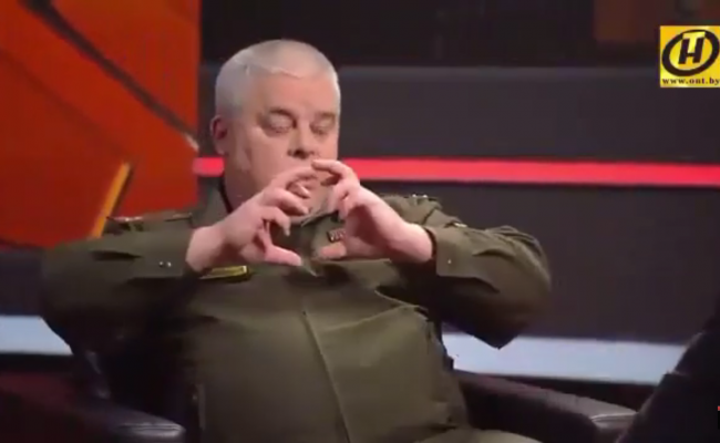 Военный комиссар Беларуси обозвал себя «Ябатька»