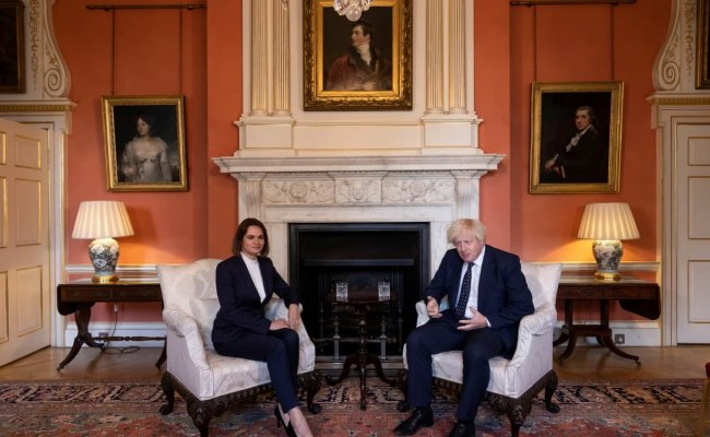 Тихановская встретилась с премьер-министром Великобритании