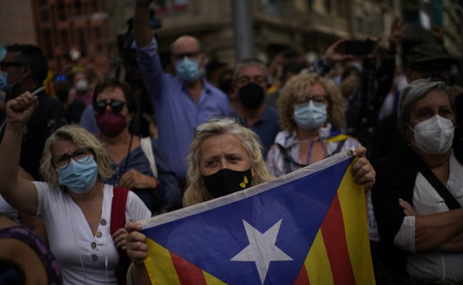 Фестиваль Ла Мерсе в Барселоне превратился в протестную акцию