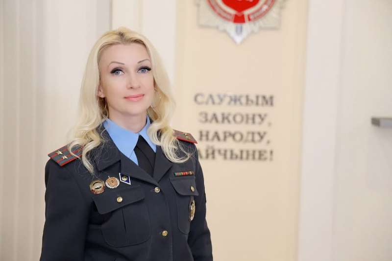 Подполковник милиции Наталья Сахарчук назначена на должность пресс-секретаря МВД